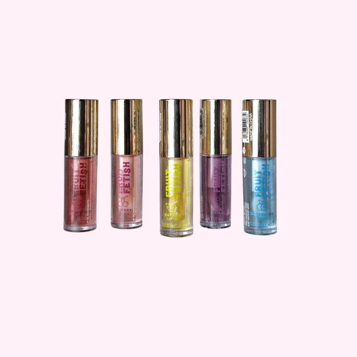 BRILLO DE LABIOS CON AROMA FRUTAL KEVIN Y COCO