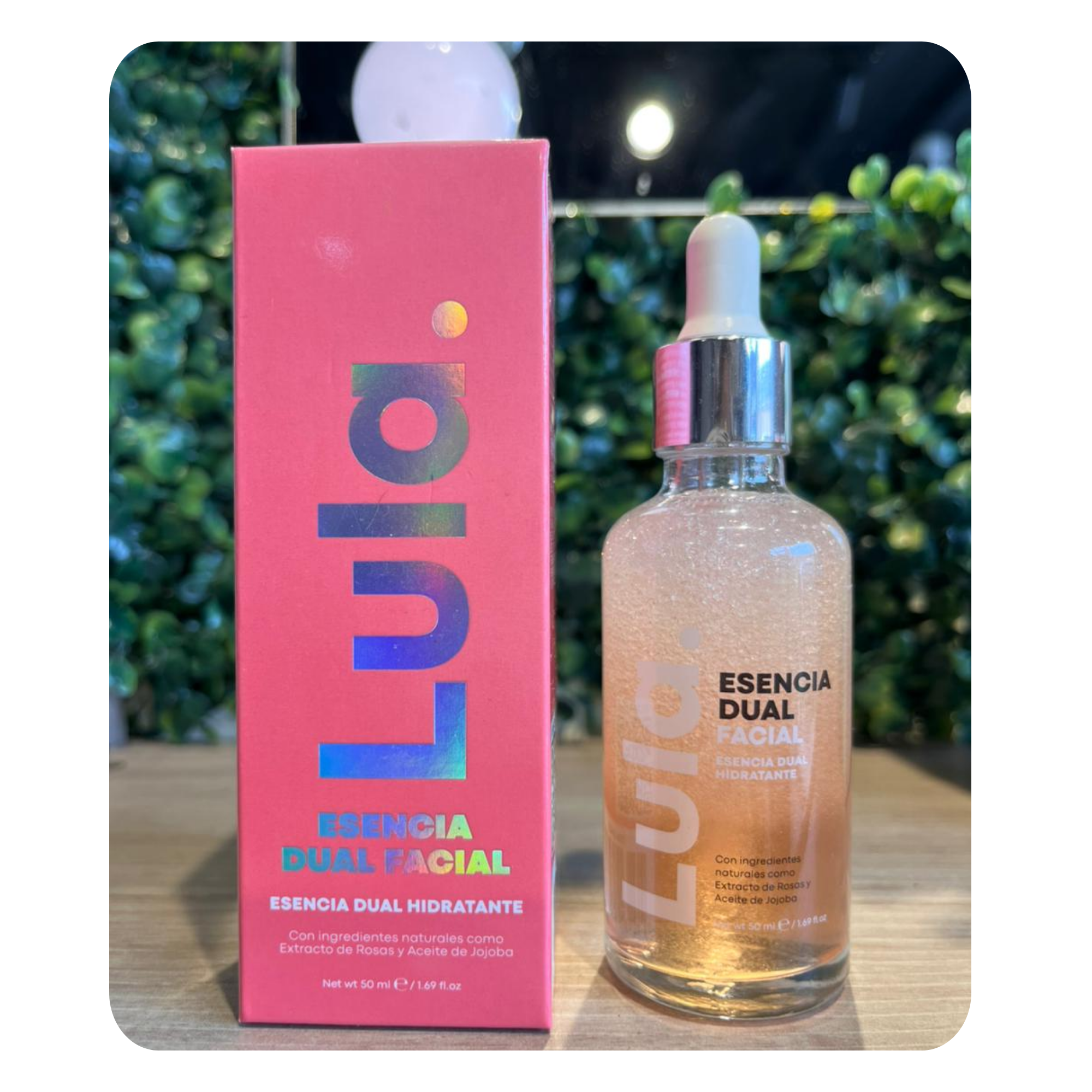 ESENCIA DUAL LULA ALOE ROSAS Y ACEITE DE JOJOBA