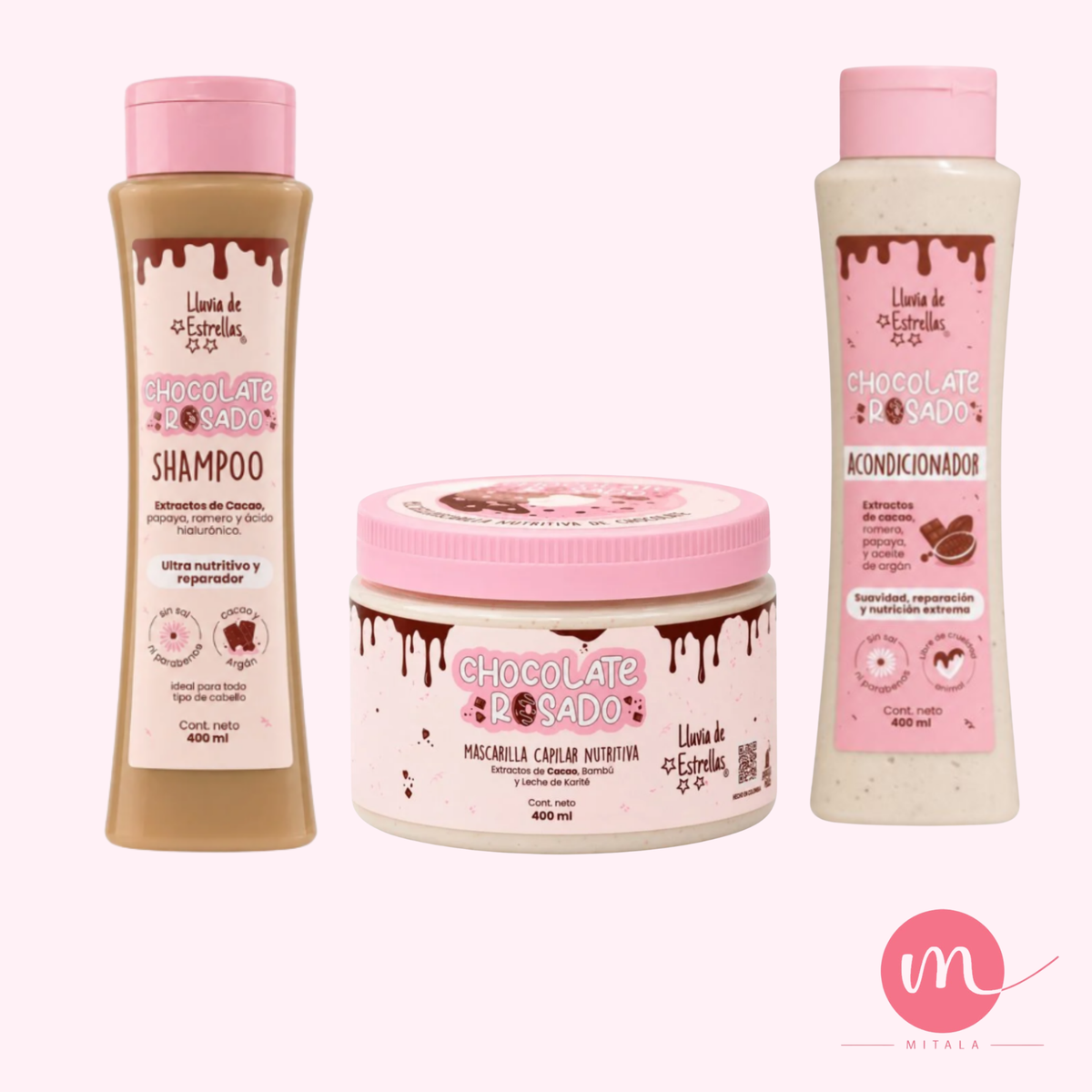 KIT TRIO CHOCOLATE LLUVIA DE ESTRELLAS