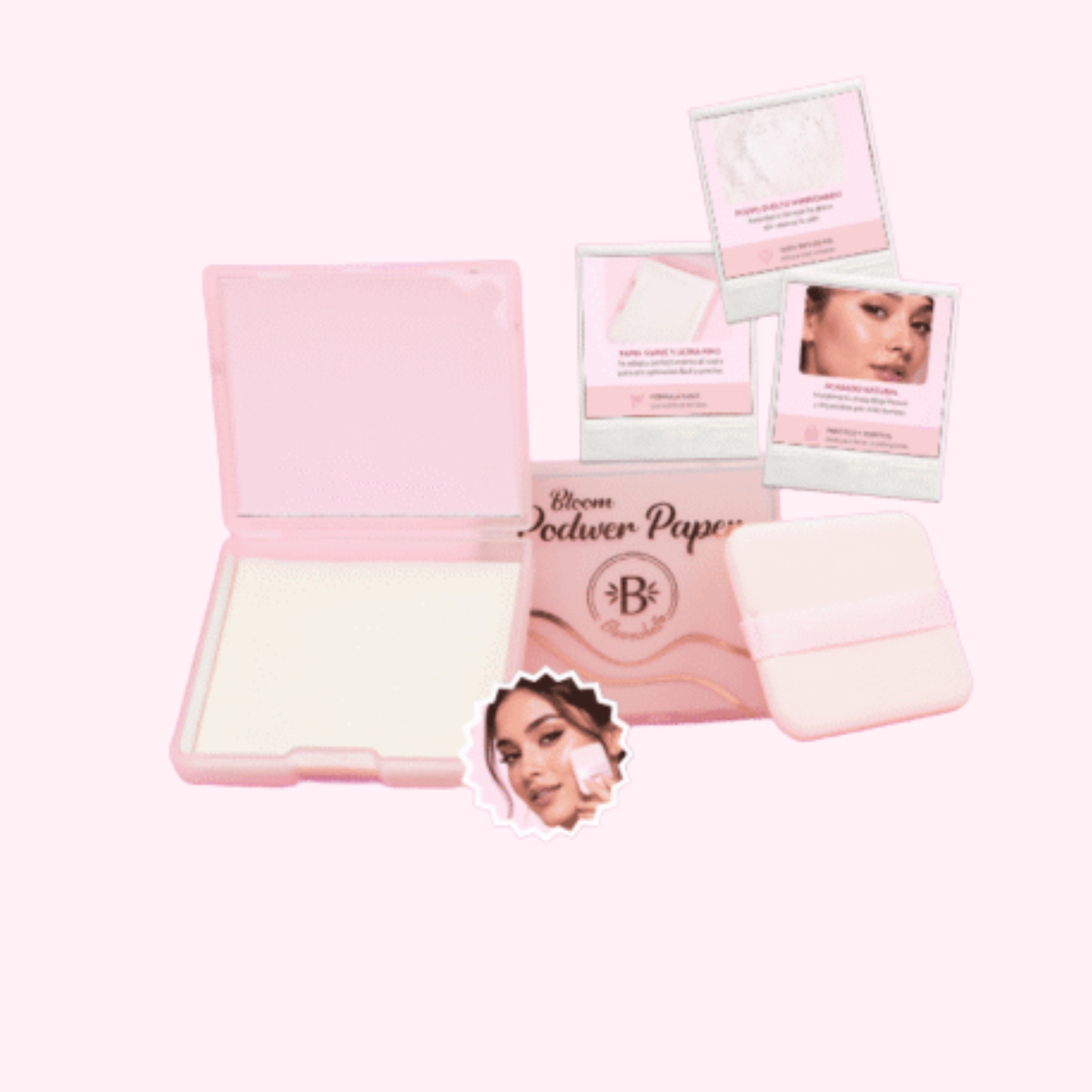 PAPEL ANTIGRASA CON ESTUCHE BLOOMSHELL