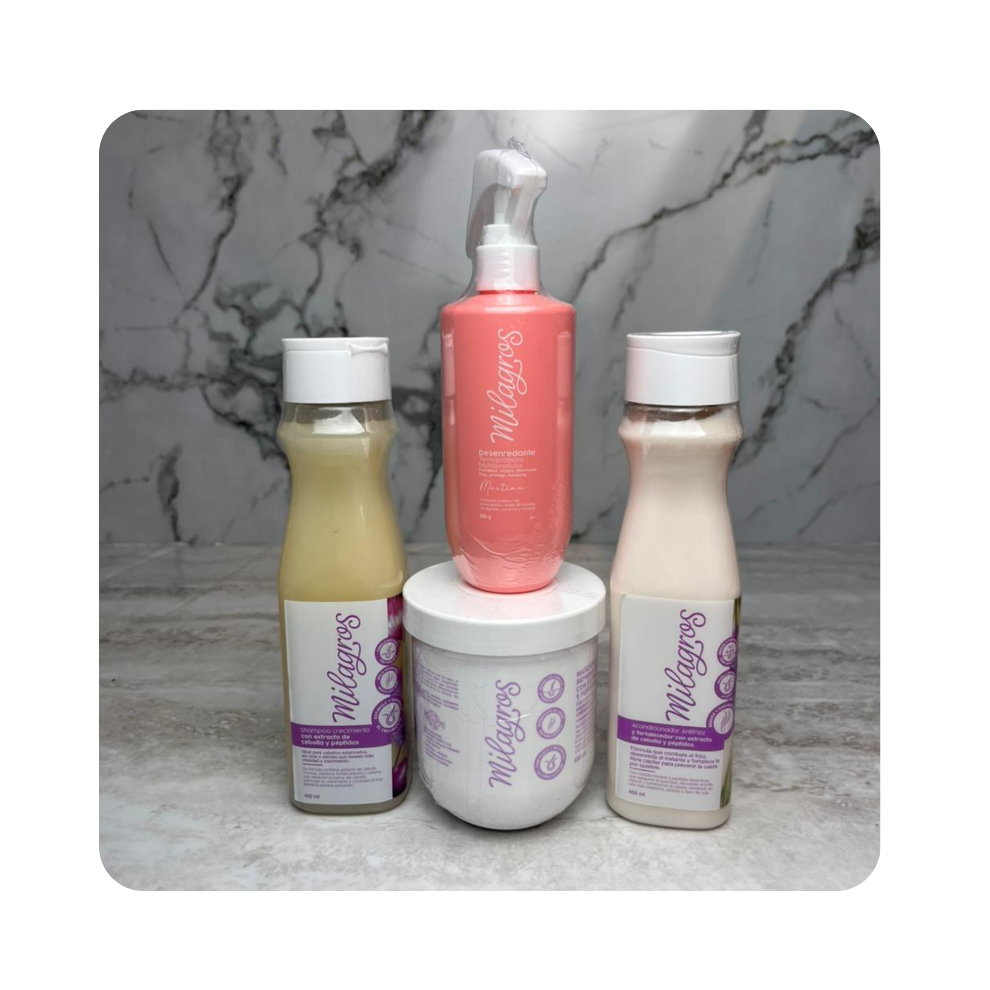 KIT CAPILAR DE CEBOLLA 4 PRODUCTOS MILAGROS