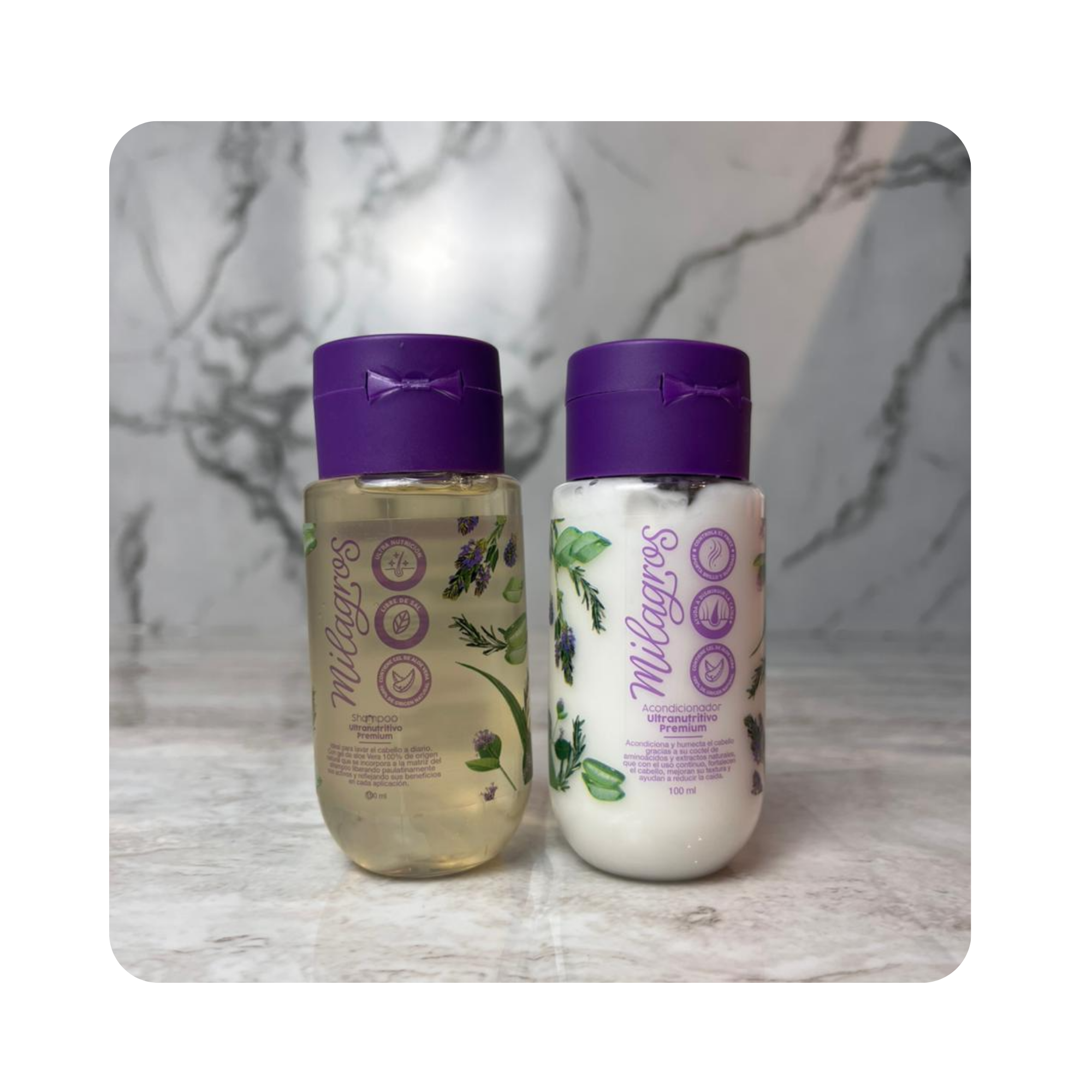 KIT DUO MINI SHAMPOO ULTRA NUTRITIVO + ACONDICIONADOR CEBOLLA MILAGROS