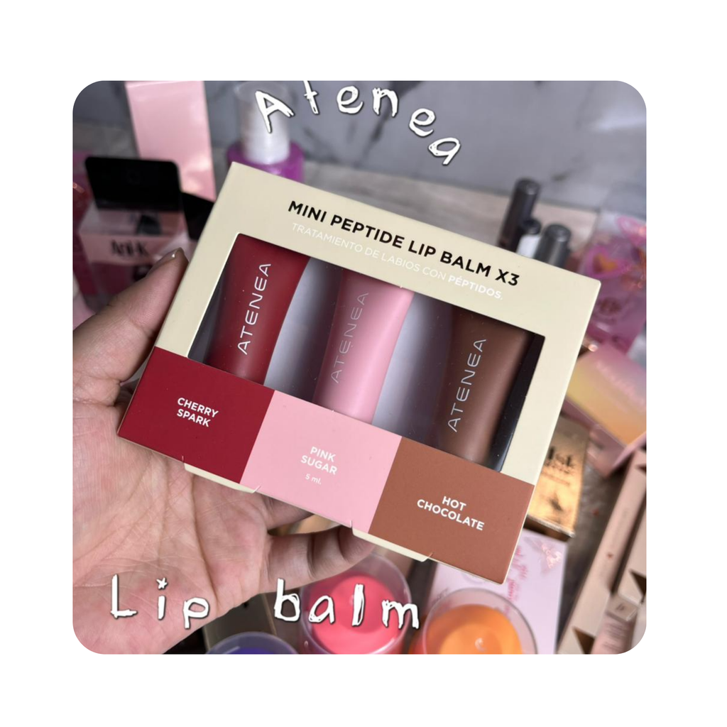 MINI PEPTIDE LIP BALM X3 ATENEA