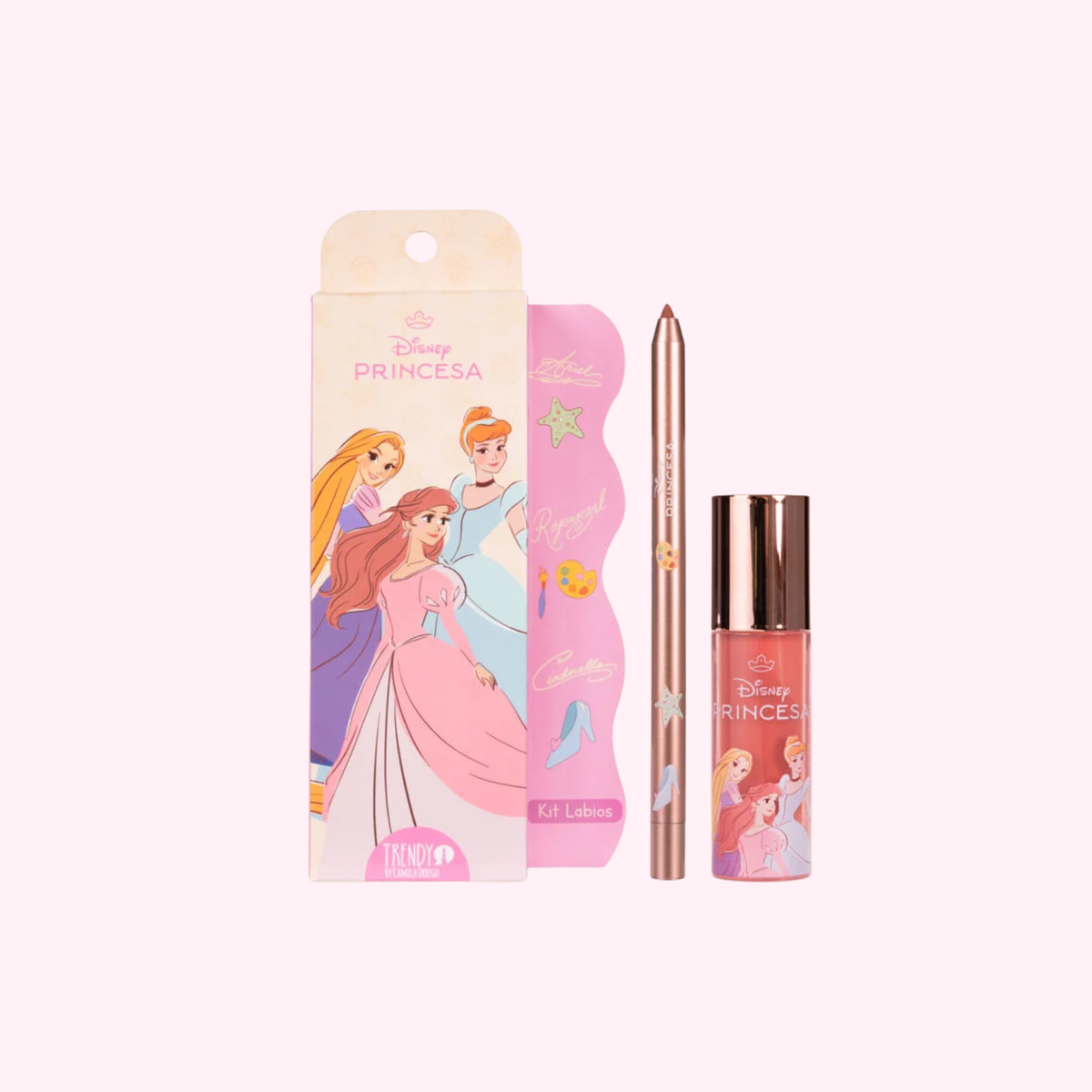 KIT DE LABIOS GLOSS PRINCESAS TRENDY