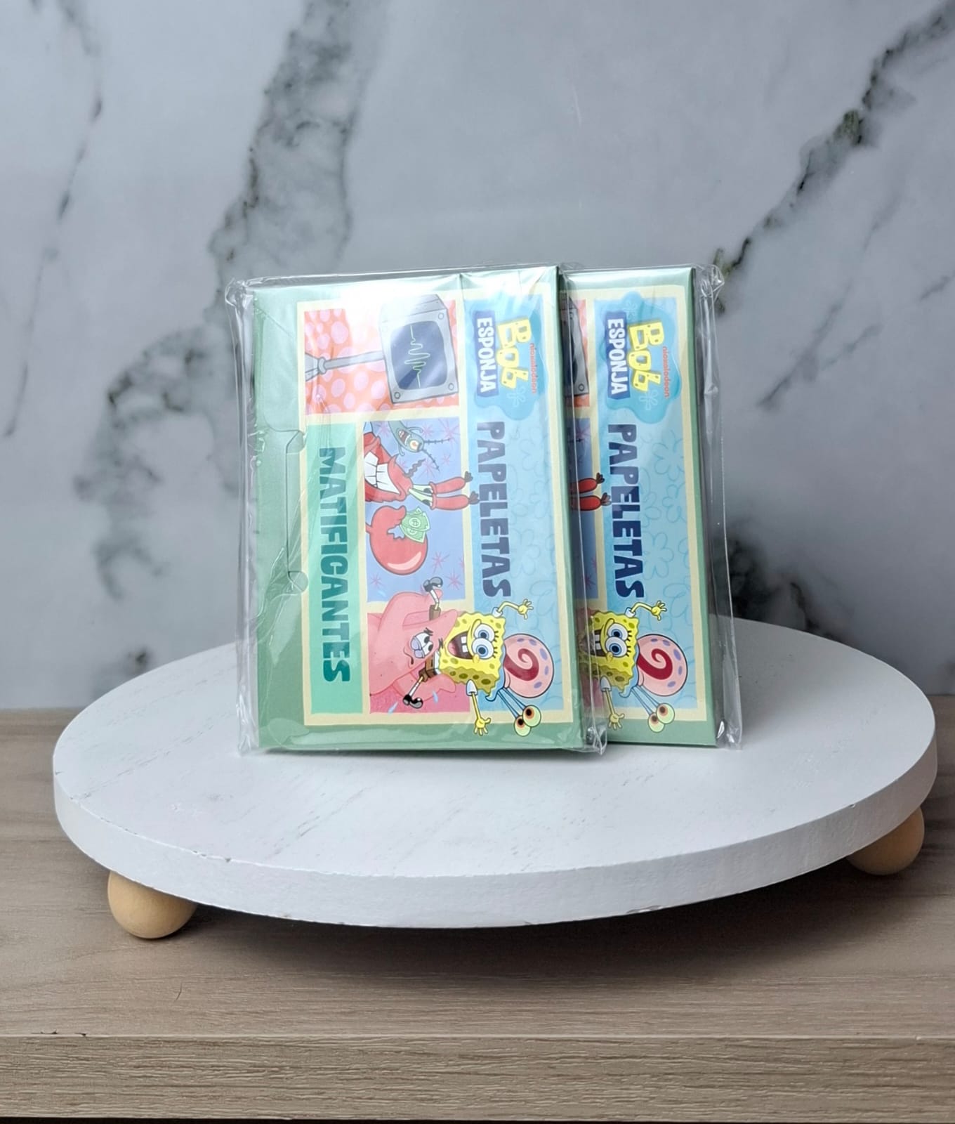 PAPELETAS MATIFICANTE BOB ESPONJA TRENDY